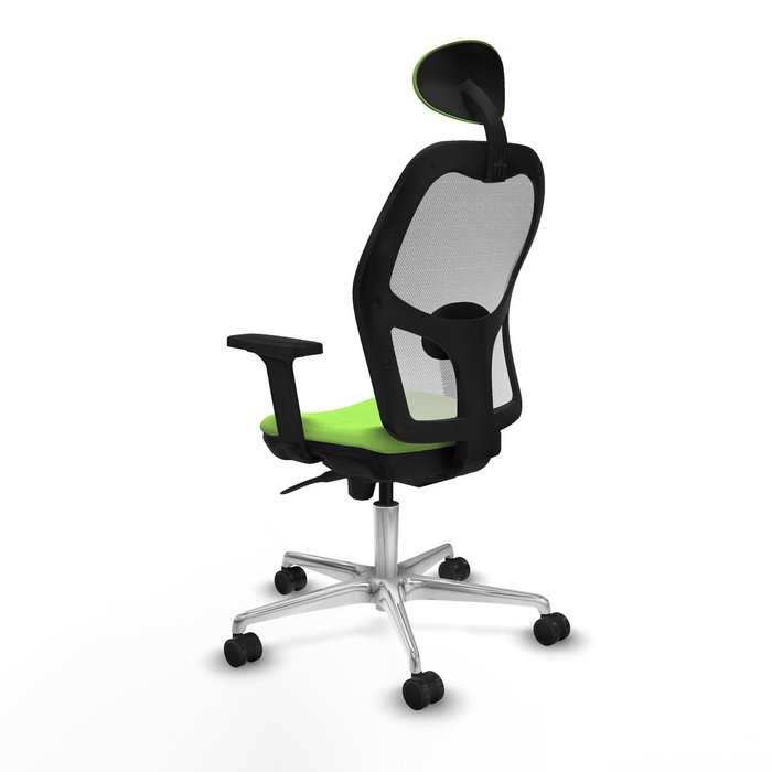 PIQUERAS Y CRESPO Silla de oficina Jorquera con mecanismo Sincro, tela Pistacho y malla Blanco PIQUERAS Y CRESPO Silla de oficina Jorquera con mecanismo Sincro, tela Pistacho y malla Blanco