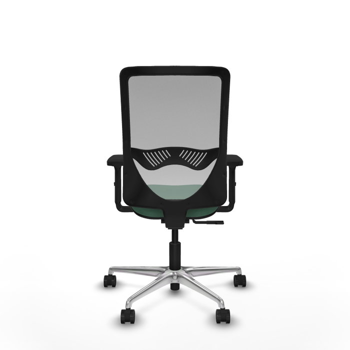 PIQUERAS Y CRESPO Silla de oficina Zulema con mecanismo Sincro, Verde esmeralda y Gris PIQUERAS Y CRESPO Silla de oficina Zulema con mecanismo Sincro, Verde esmeralda y Gris