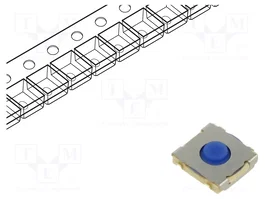 Aratas (Formerly Omron Components) Microconmutador TACT SPST-NO B3SE-1002P Azul