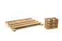 DKD Home Decor Escurreplatos de Bambú Natural con Cubertero