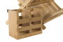 DKD Home Decor Escurreplatos de Bambú Natural con Cubertero