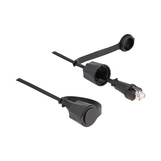 DeLOCK Cable de red Cat.6 STP RJ45 macho a RJ45 macho IP68 3 m Negro DeLOCK Cable de red Cat.6 STP RJ45 macho a RJ45 macho IP68 3 m Negro