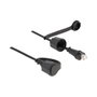 DeLOCK Cable de red Cat.6 STP RJ45 macho a RJ45 macho IP68 3 m Negro