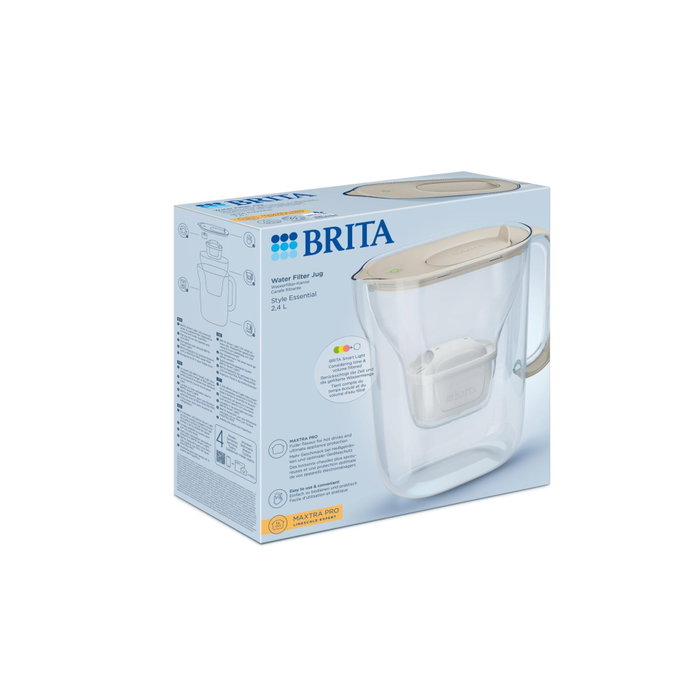 Brita Style Essential Jarra Filtradora de Agua, Beige Brita Style Essential Jarra Filtradora de Agua, Beige