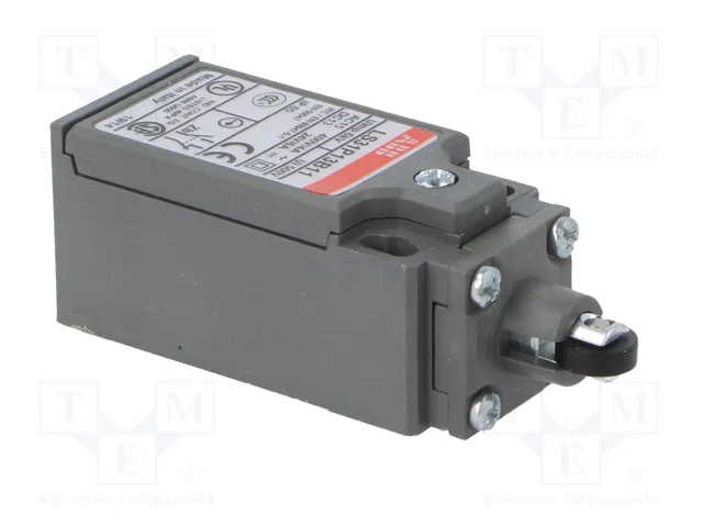 ABB Interruptor de fin de carrera con roldana de plástico Ø11mm 10A