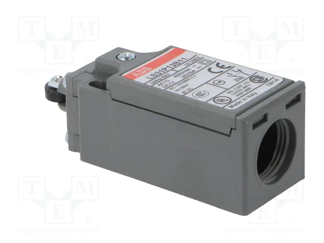 ABB Interruptor de fin de carrera con roldana de plástico Ø11mm 10A