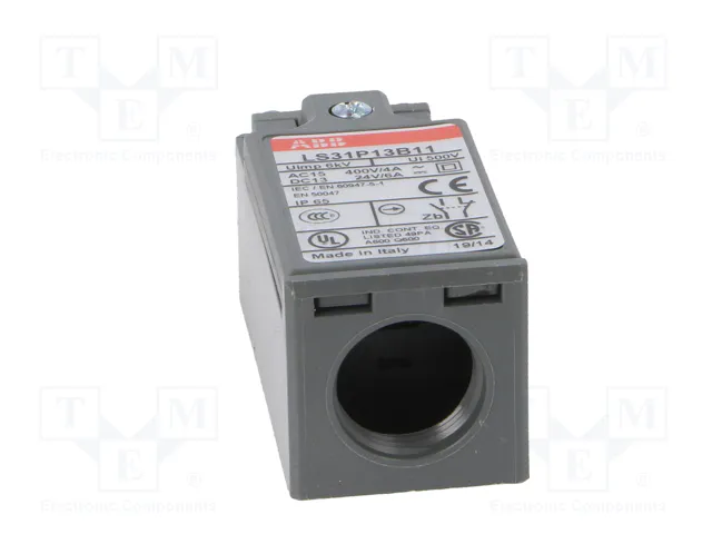 ABB Interruptor de fin de carrera con roldana de plástico Ø11mm 10A