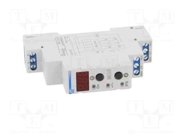 NOVATEK ELECTRO Relé de tiempo REV-114 24VDC DPDT