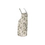 DKD Home Decor Delantal de Algodón Crudo y Verde GREEN LEAVES