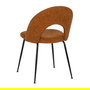 Silla Marrón Tejido-Metal Contract 49 X 60 X 81 cm (Set de 4)