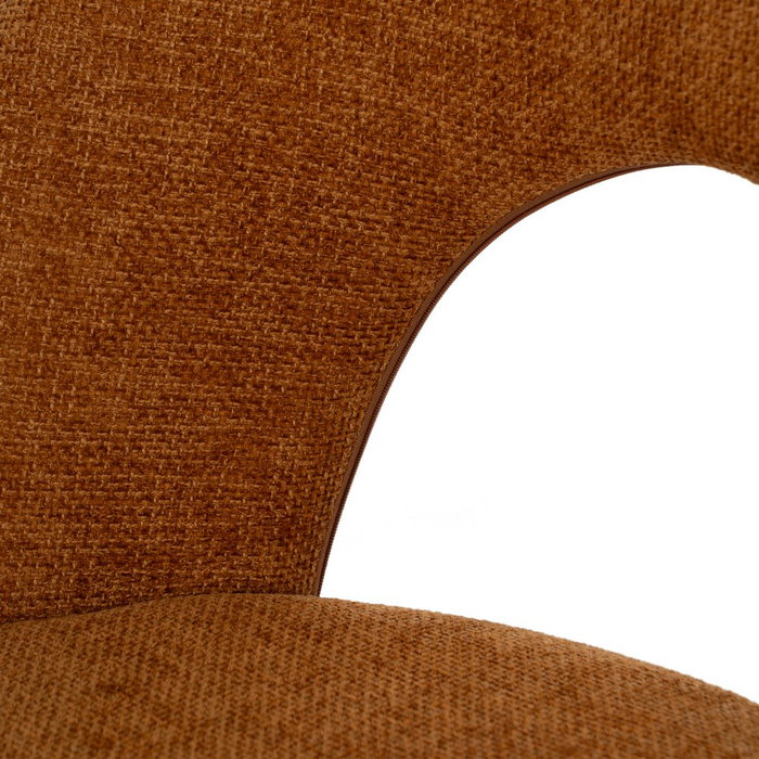 Silla Marrón Tejido-Metal Contract 49 X 60 X 81 cm (Set de 4)