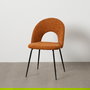 Silla Marrón Tejido-Metal Contract 49 X 60 X 81 cm (Set de 4)