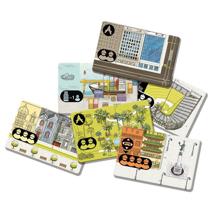 Rebel San Francisco RESF01ES Juego de Mesa Estratégico para 2-4 Jugadores, 45 Minutos, PEGI 12, Español