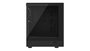 Krux Heliora Midi Tower Negra con Acabado de Madera