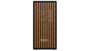 Krux Heliora Midi Tower Negra con Acabado de Madera