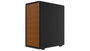 Krux Heliora Midi Tower Negra con Acabado de Madera