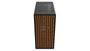 Krux Heliora Midi Tower Negra con Acabado de Madera