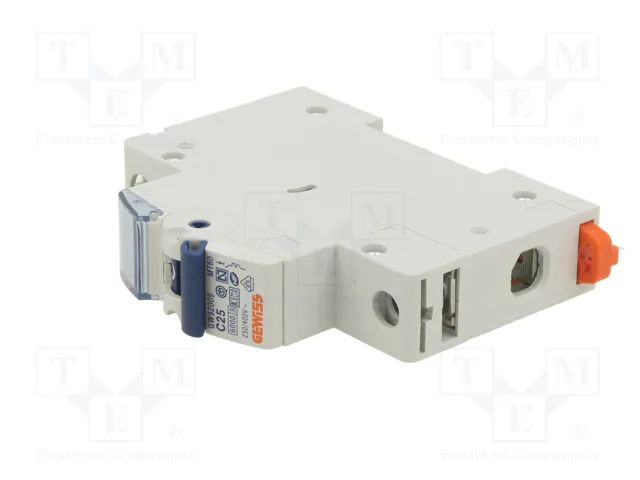 GEWISS Interruptor magnetotérmico MT 60 1P 25A 6kA