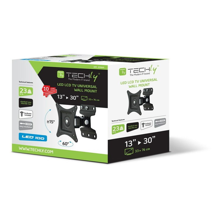 Soporte para Tablet Techly 301849 Negro (1 unidad) Soporte para Tablet Techly 301849 Negro (1 unidad)