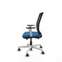PIQUERAS Y CRESPO Silla de oficina Haches con mecanismo Sincro/Traslack Azul claro