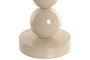 DKD Home Decor Lámpara de Sobremesa Hierro Beige Bolas Seta