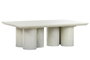 DKD Home Decor Mesa de Centro MDF Símil Madera 140x80x45