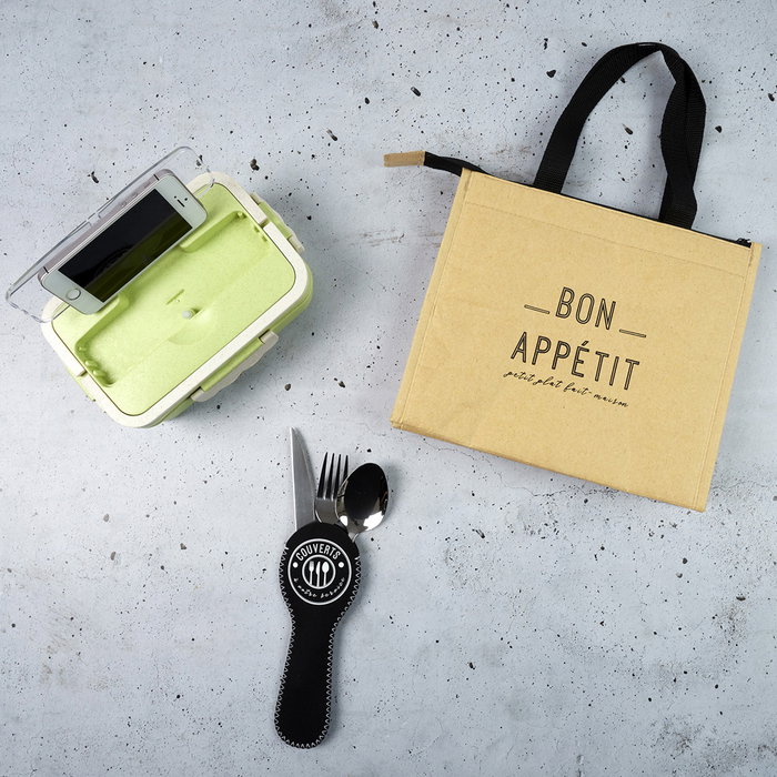 Cook Concept Bolsa Térmica Con Portacubiertos Coup De Fraiche 23x10x26 Cm