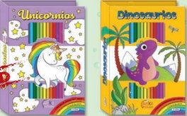 SALDAÑA Art kit Dinosaurios/Unicornios (Surtido)