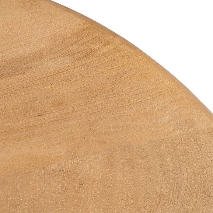 Mesa Comedor Natural Madera de Mango 130 X 130 X 76 cm Mesa Comedor Natural Madera de Mango 130 X 130 X 76 cm