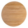 Mesa Comedor Natural Madera de Mango 130 X 130 X 76 cm
