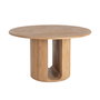 Mesa Comedor Natural Madera de Mango 130 X 130 X 76 cm