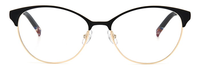 Missoni MIS-0024-807 Gafas de Vista Negro Metal 55/16/140