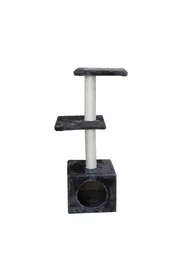 Freedog Rascador Building Gris Oscuro 30 X 30 X 89 cm