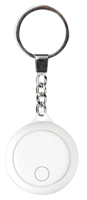 Gembird TA-TAG-01-W Llavero Smart Tag Bluetooth para Localización, Color Blanco y Gris