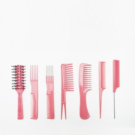 Bifull Gea Pink Set Peines con funda rosa