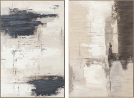 DKD Home Decor Cuadro Lienzo Abstracto Pack de 2 (100x150 cm)