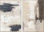 DKD Home Decor Cuadro Lienzo Abstracto Pack de 2 (100x150 cm)