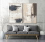 DKD Home Decor Cuadro Lienzo Abstracto Pack de 2 (100x150 cm)