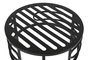 DKD Home Decor Set de 3 Mesitas Auxiliares de Metal Negro