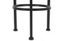 DKD Home Decor Set de 3 Mesitas Auxiliares de Metal Negro