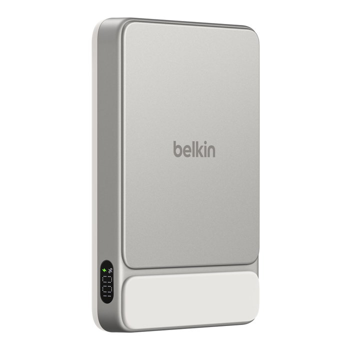Belkin UltraCharge Pro 10k Qi2 Slim Magnetic Power Bank 25W/30W Sand Metal Belkin UltraCharge Pro 10k Qi2 Slim Magnetic Power Bank 25W/30W Sand Metal