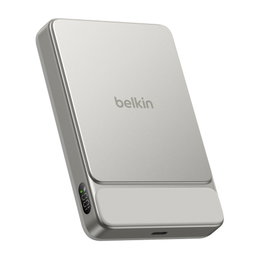 Belkin UltraCharge Pro 10k Qi2 Slim Magnetic Power Bank 25W/30W Sand Metal