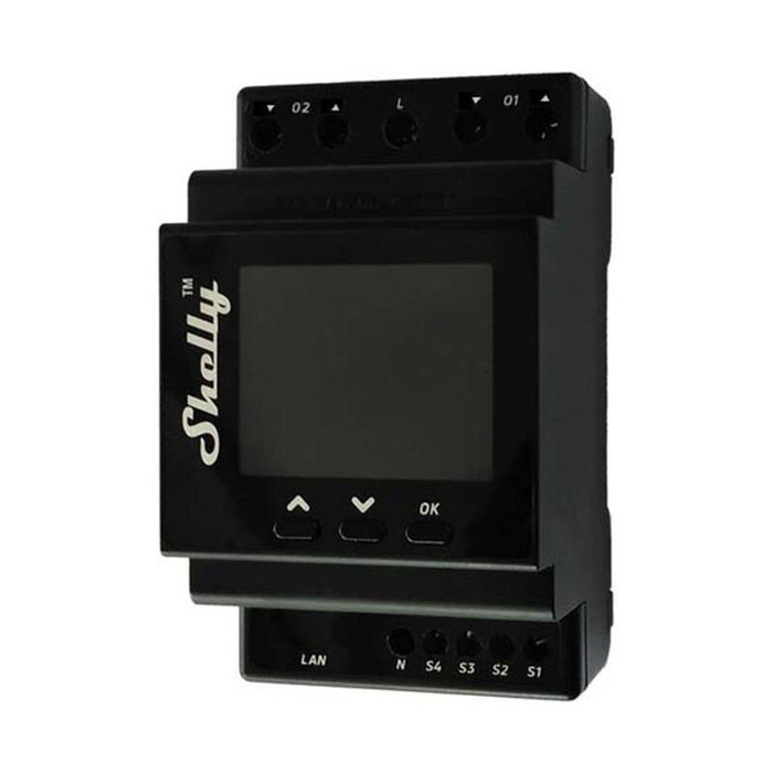 Shelly Pro Dual Cover PM Controlador Doble WiFi