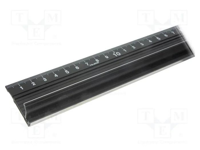 TAJIMA Flexómetro de Aluminio de 1m, Negro TAJIMA Flexómetro de Aluminio de 1m, Negro
