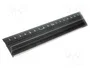 TAJIMA Flexómetro de Aluminio de 1m, Negro