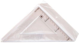 Escuadra Cristal 25 Ctm. (Set de 20)