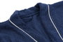 DKD Home Decor Albornoz Basicos Azul Algodon Set 2 Piezas 68 x 123 x 1 cm