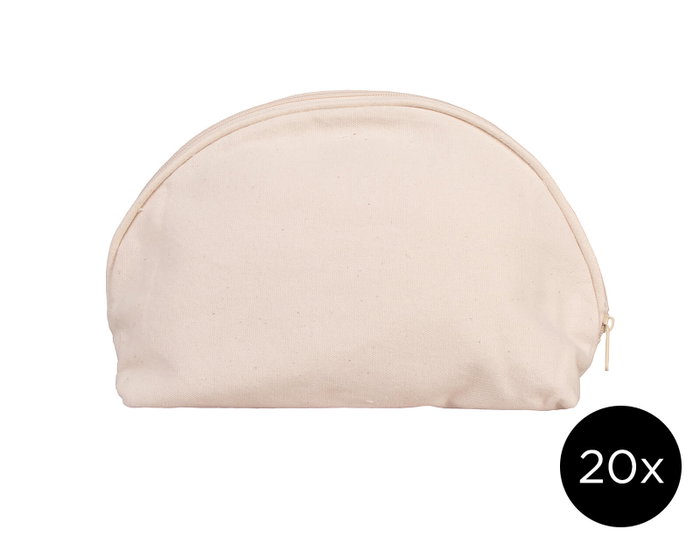 Innspiro Pack de 20 Bolsas de Algodón para Cosmética con Interior Forrado 19x14x8 cm Innspiro Pack de 20 Bolsas de Algodón para Cosmética con Interior Forrado 19x14x8 cm