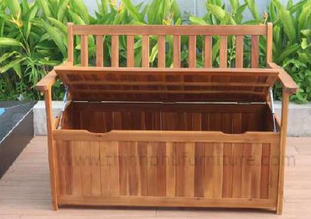 DKD Home Decor Banco Terraza Y Jardin Marron Acacia 60 x 87 x 120 cm