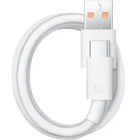 Adaptador de corriente honor supercharge de 66 w, color blanco